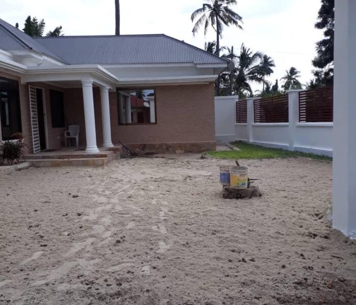 house in Dar es Salaam requiring landscaping work